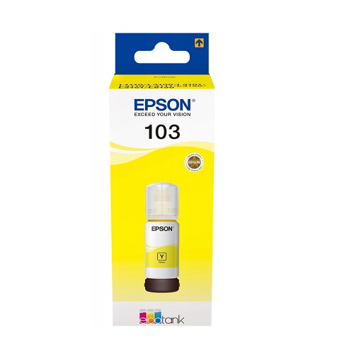 Картридж струйный Epson 103Y C13T00S44A желтый (7500стр.) (65мл) для Epson L3100/3110/3150