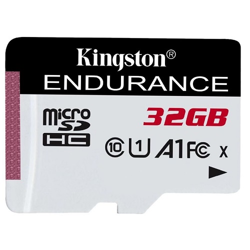 Карта памяти microSDHC 32Gb Kingston SDCE/32GB для видеокамер систем безопасности, портативных видеокамер и видеорегистраторов