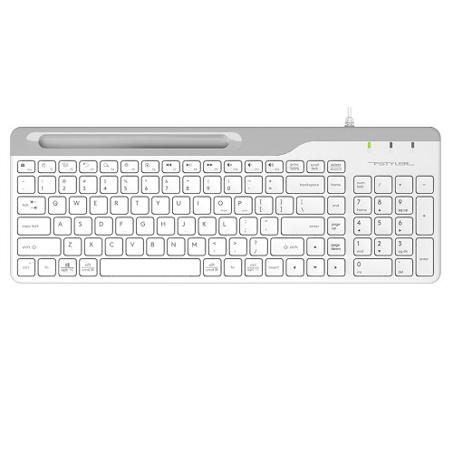 Клавиатура A4Tech Fstyler FK25 белый/серый 