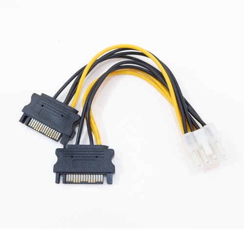 Переходник питания для видеокарты 2xSATA->PCI-Express 8pin