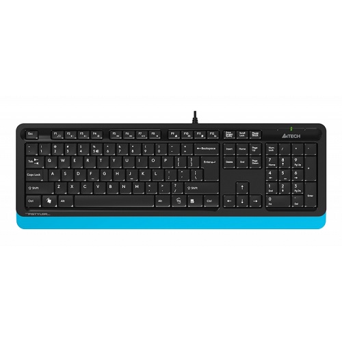 Клавиатура A4 Fstyler FK10 черный/синий 