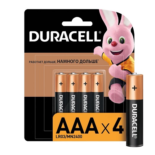 Батарейка AAA Duracell 4шт