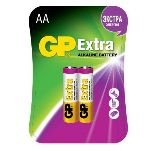 Батарейка AA GP Extra Alkaline (2шт) 