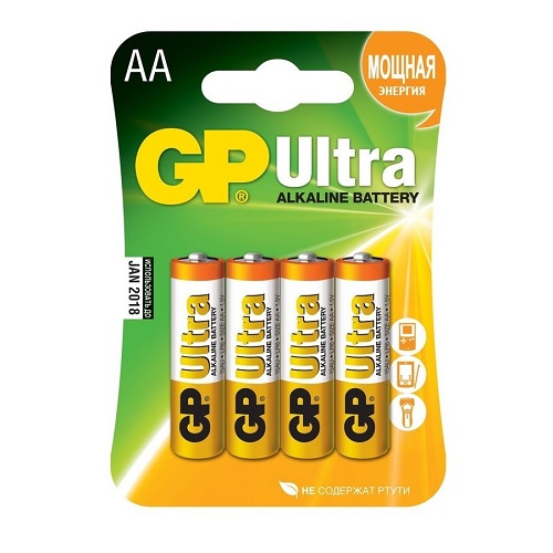 Батарейка AA GP Ultra Alkaline (4шт)