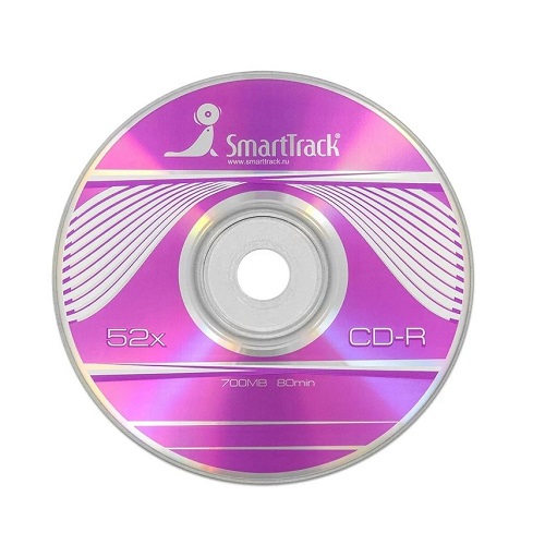 Диск CDR SmartTrack 700Mb 52x 