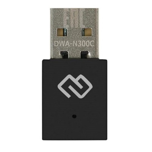 Сетевая карта USB-WiFi Digma DWA-N300C N300 