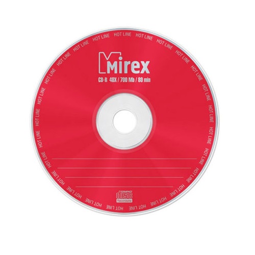 Диск CDR Mirex  700MB, 48x (50шт)
