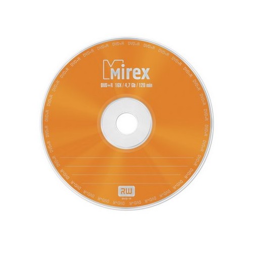 Диск DVD+R Mirex 4,7GB, 16x, технология (50)