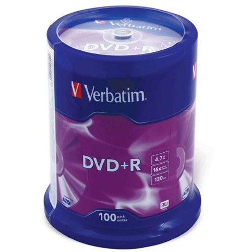 Диск DVD+R Verbatim 4,7Gb технология (100)