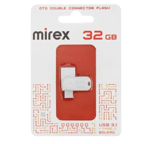 Карта памяти 32Гб Mirex Bolero USB 3.0