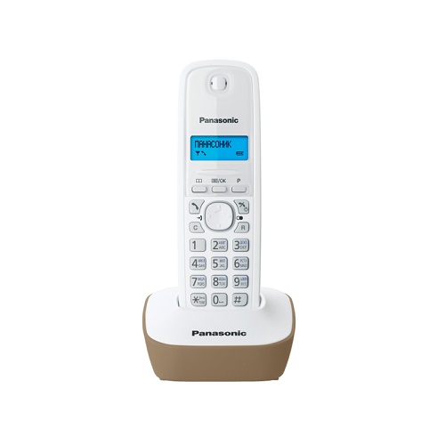 Радио-телефон Panasonic KX-TG1611RUJ (бежевый)