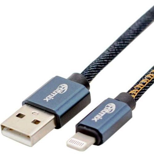 Кабель USB 2.0 AM - Lightning(M) (1м) 2.0 Ritmix RCC-427 Blue Jeans