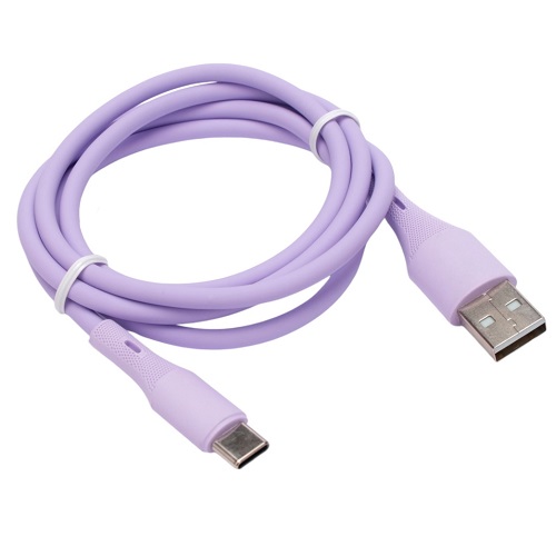 Кабель USB Type-C Cablexpert 1м  QC3.0 фиолетовый