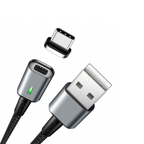 Кабель USB Type-C Магнитный 1м 5A Быстрая зарядка 