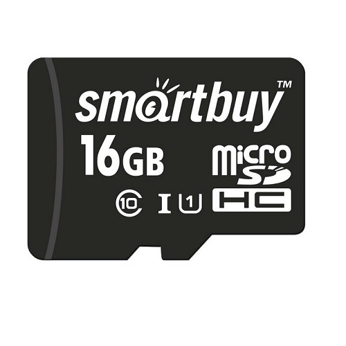Карта памяти microSDHC 16Gb class10 Smart Buy 