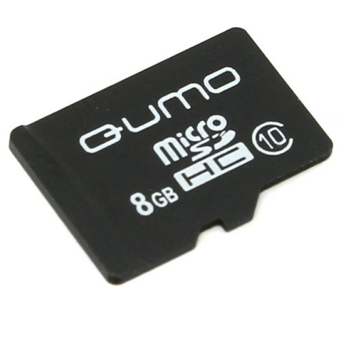 Карта памяти microSDHC 8Gb class10 QUMO