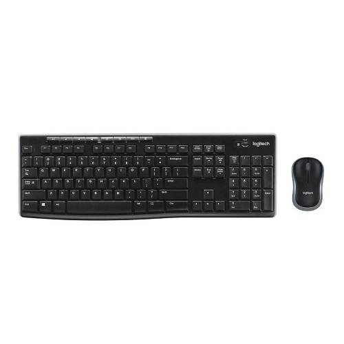 Клавиатура + мышь Logitech MK270 русские буквы белые