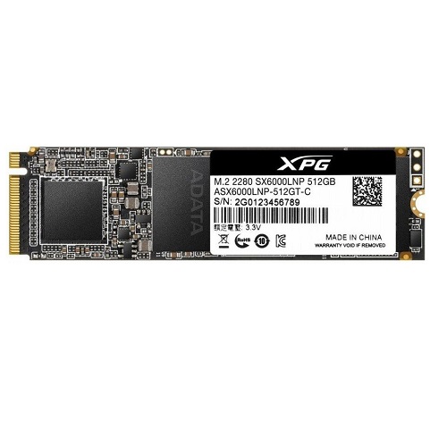 Накопитель SSD PCI-E x4 512Gb A-Data SX6000 Pro (2100/1500) 300Tb