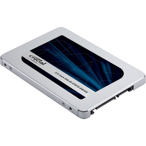 Накопитель SSD Crucial 500Gb CT500MX500SSD1 3D NAND TLC (560/510Мб/с) 360Tb