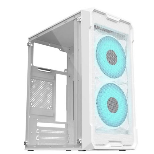 Корпус mATX Оклик OCC-MN302F белый 