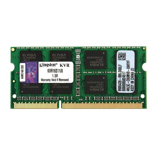 ОЗУ SODIMM DDR3 8Gb PC3-1600 Kingston KVR16S11/8 1.5V