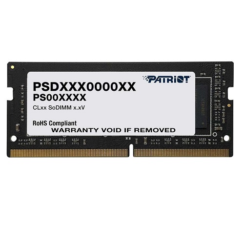 ОЗУ SODIMM DDR4 4Gb 2666MHz Patriot PSD44G266641S 1.2В