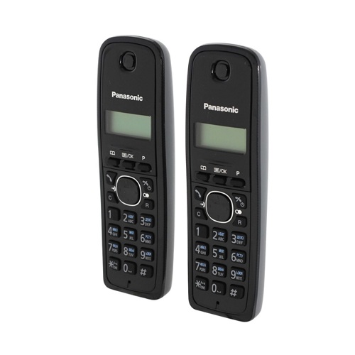 Радио-телефон Panasonic KX-TG1612RUH (серый, 2 трубки)