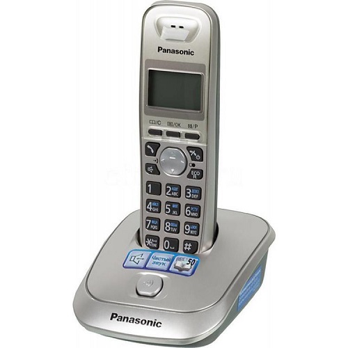Радио-телефон Panasonic KX-TG2511RUN (платиновый)