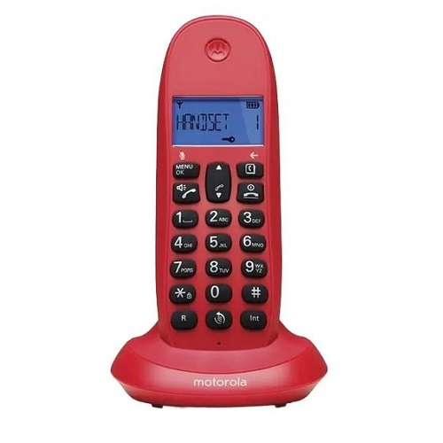 Радио-телефон Motorola C1001LB красный