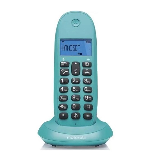 Радио-телефон Motorola C1001LB бирюзовый 