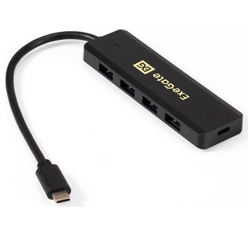 Разветвитель USB 3.0 ExeGate DUB-4CP/1 Type C --> 4xUSB3.0