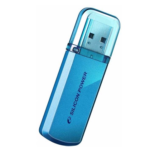 Карта памяти 32Гб Silicon Power Helios 101 USB2.0 синий