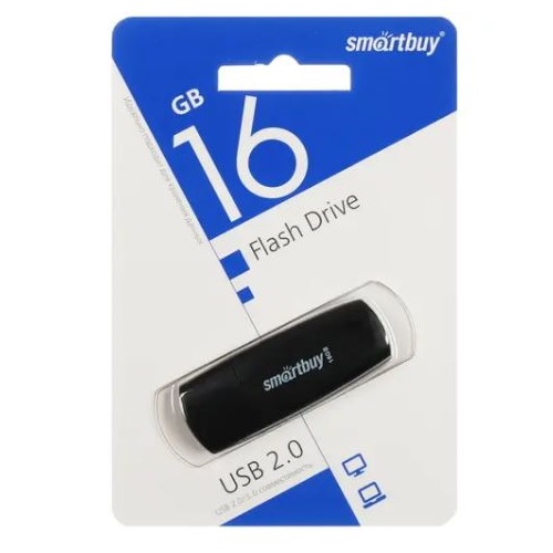 Карта памяти 16Гб Smartbuy Scout USB3.1