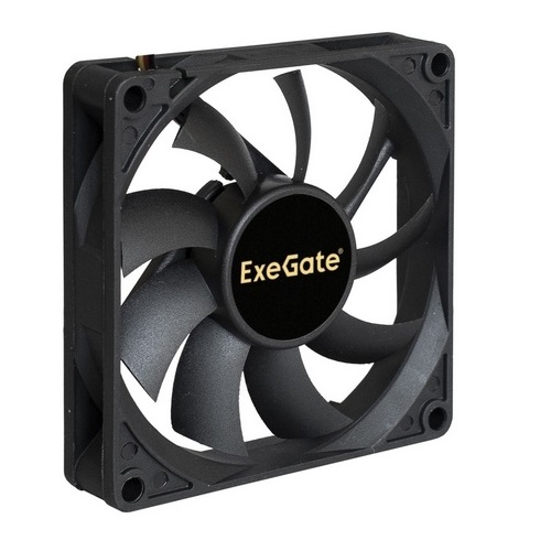 Вентилятор 80mm ExeGate ExtraSilent ES08015B3P 15мм