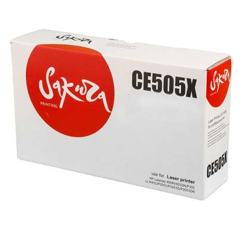 Картридж Sakura SACE505X для HP LaserJet P2055, P2055D, P2055DN (6500стр)