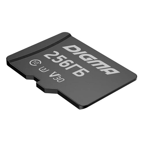 Карта памяти microSDXC 256Gb Digma UHS-I U3 