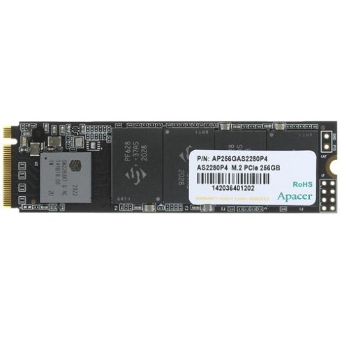 Накопитель SSD PCI-E x4 256Gb Apacer AS2280P4 (1800/1100MBs) 	200TBW